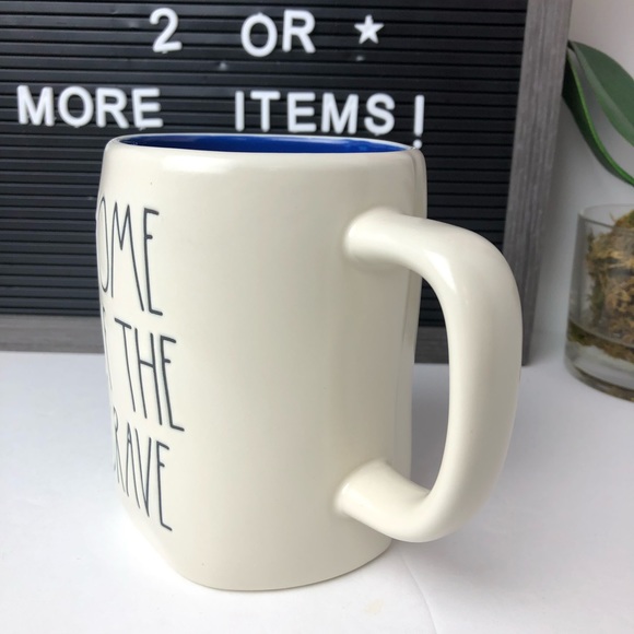 ©️ NEW Rae Dunn HOME OF THE BRAVE mug - Picture 4 of 10
